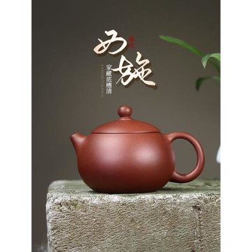 宜興紫砂壺名家純手工紫砂茶具單壺原礦底槽清全手工泡茶壺西施壺