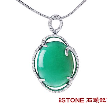 石頭記 台灣藍寶項鍊-明豔動人-唯一精品