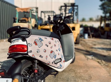 BLR X HelloKitty gogoro 防刮車套 K8 奶茶色