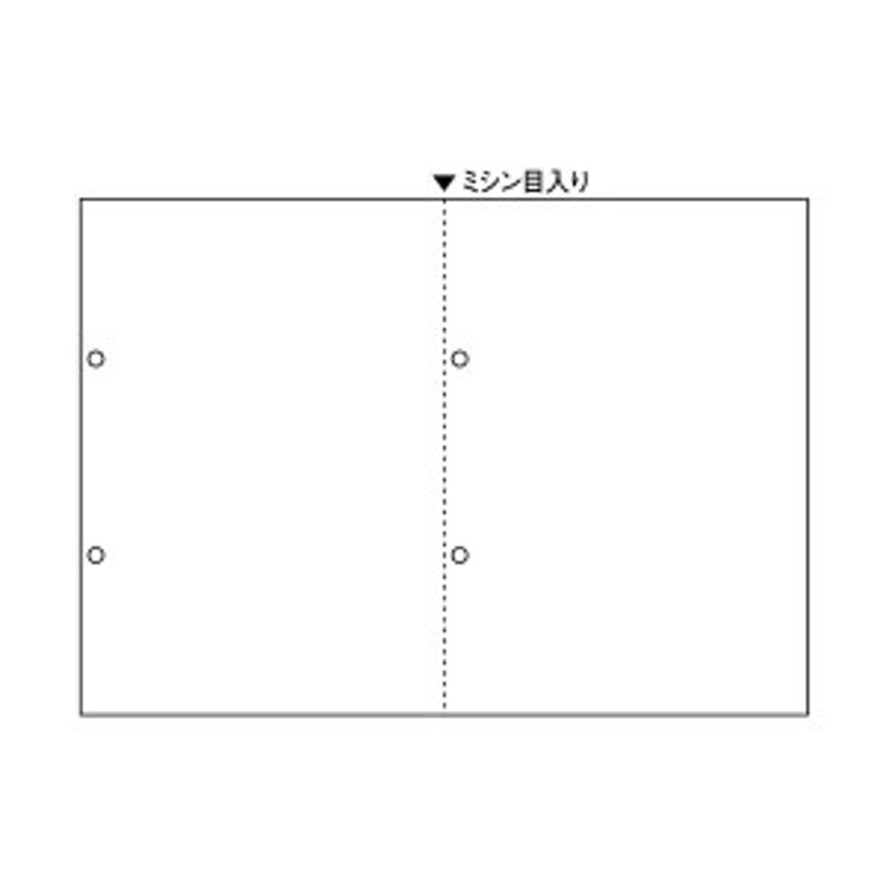 まとめ）ダイオープリンティングスマイル用LBP用紙 A4汎用白紙 ヨコ2分割 4穴 CPA422YS 1箱(500枚) 〔×2セット〕 |  LINEショッピング