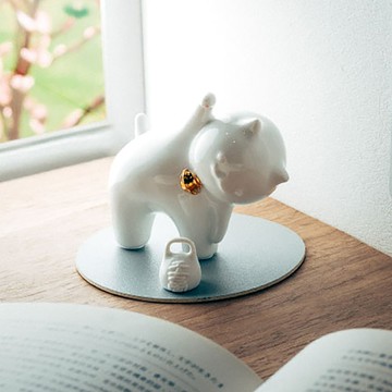 動動招財貓 ✧ 共 2 款：招福白、辟邪黑