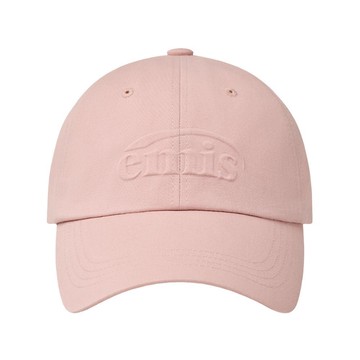 韓國 emis EMBOSSING LOGO BALL CAP 壓紋標誌棒球帽 粉色PINK
