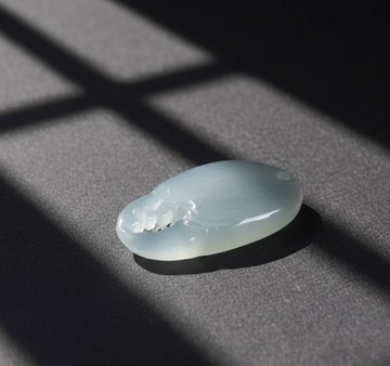 【有錢】冰種翡翠蟹鉗項鍊 | 天然緬甸玉A貨翡翠 |  送禮