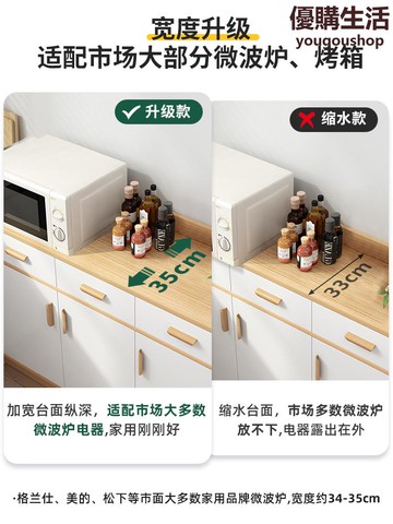 優購生活餐邊柜子儲物柜客廳收納柜櫥柜家用廚房置物柜靠墻柜茶水柜辦公室熱銷公司貨開發票收納櫃書櫃書架屏風置物架儲物櫃置物櫃