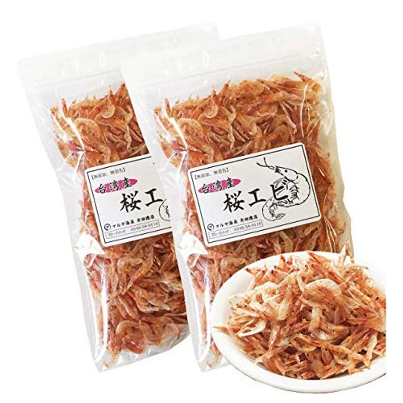 桜えび 台湾産 素干し 80g (40g×2袋) カルシウムたっぷり 干しエビ