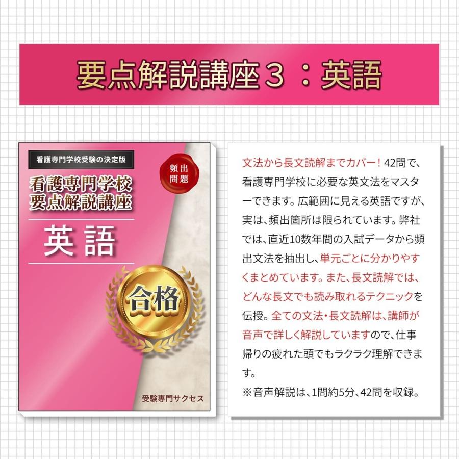 熊本市医師会看護専門学校(第1看護学科)・受験合格セット問題集(10冊)＋願書最強ワーク 過去問の傾向と対策 [2024年度版] 面接 社会人 送料無料