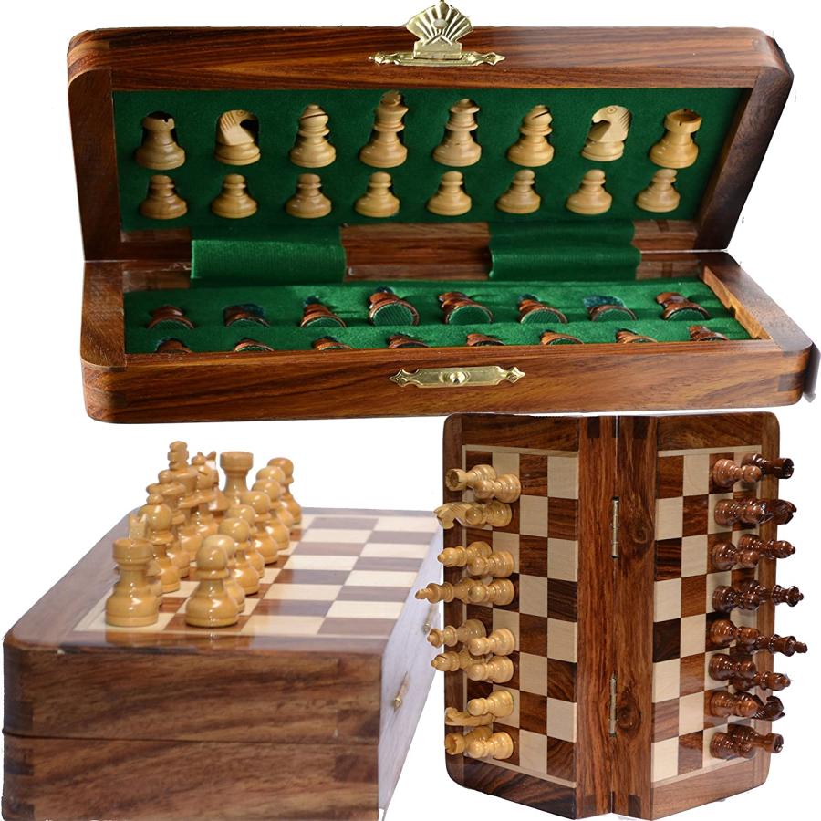 ChessBazar チェスセット 12x12インチ バッグ付き - 折りたたみ式標準