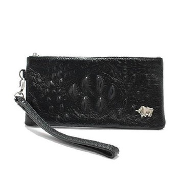 DRAKA 達卡 - 極致手感系列-真皮手機手腕包-鱷魚