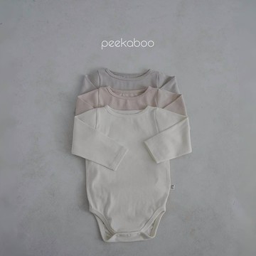 peekaboo 莫代爾長袖棉包屁衣｜連身衣 女寶包屁衣 寶寶衣服 嬰兒衣服 兒童包屁衣 韓國童裝