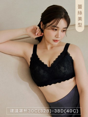 上隱內著．浪漫小花蕾絲無鋼圈內衣(M-3L)