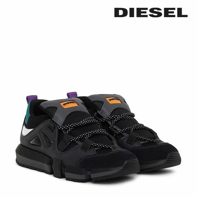 ディーゼル DIESEL ローカットスニーカー 靴 メンズ レザーコンビ 異