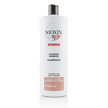 Nioxin 儷康絲 潔淨系統3號潔淨洗髮露Derma Purifying System 3 Cleanser Shampoo(細軟髮/染燙髮) 1000ml/33.8oz-護色洗髮精