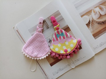 【5日內出貨】棉球款二合一奶嘴夾 奶嘴防塵套 奶嘴夾 扣帶款