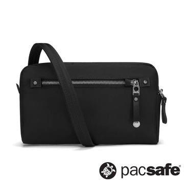 【Pacsafe】W 三用防盜手拿側背包 1L『黑』20461 戶外 旅遊 出國 度假 休閒 防盜 手拿包 側背包