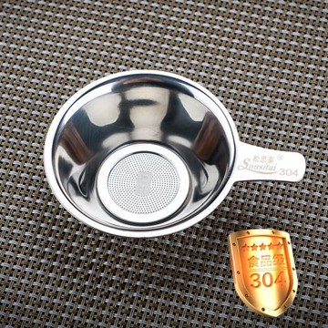 松思泰304不銹鋼特厚茶漏茶具配件茶具茶漏套裝過濾網茶道濾網062