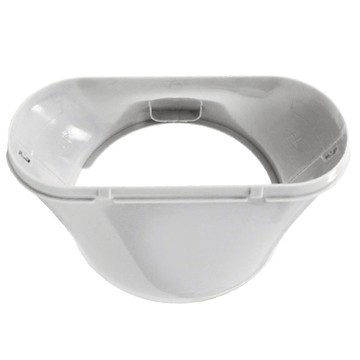 JUZ COOL 艾比酷 冷氣配件 風管扁頭  18 x 7.5 x 8cm  1個