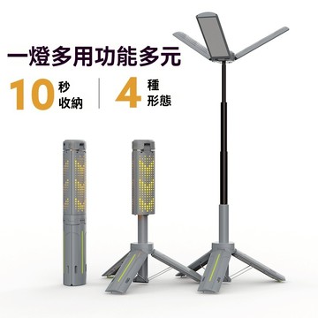 台灣發貨-新款戶外露營燈720度無極轉向多場景全地形折疊3*LED野營燈手電筒工作燈閱讀燈氛圍燈伸縮燈窩蜂燈