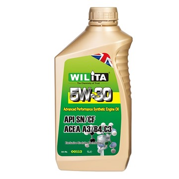 WILIiTA 威力特 5W/30 高性能 API SN/CF ACEA A3/B4/C3 1L 台灣製  1瓶  全合成機油