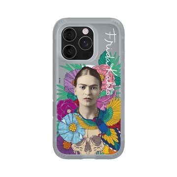 iPhone 16 Pro AirX 流變灰 - Frida Kahlo - 卡蘿與鸚鵡