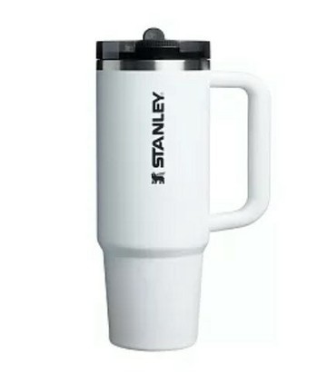 ├登山樂┤ 美國 Stanley 防漏吸管隨手杯 0.88L / 石灰白  # 10-12485-1073