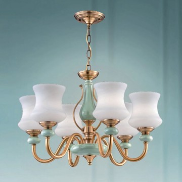 E27古典風吊燈六燈 B102-81-22692