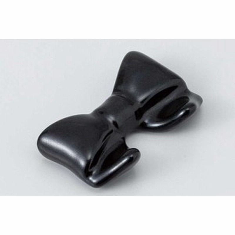 箸置き かわいい おしゃれ カトラリーレスト 黒マットリボンレスト 業務用 家庭用 ギフト インテリアにも 通販 Lineポイント最大1 0 Get Lineショッピング