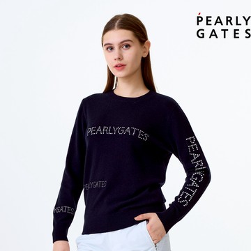 【ṔEARLY GATES】女款深藍色柔軟舒適極輕保暖優伸縮性佳喀什米爾毛衣 JLW40036