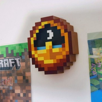 🌞包包優選寶藏品🌟🌟我的世界鐘錶周邊擺件可動鐘錶Minecraft周邊擺件鐘🌞
