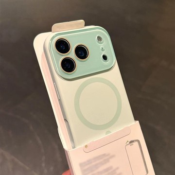 液態膚感矽膠 水晶玻璃鏡頭框 強力磁吸 防摔殼 用於iPhone17 16 手機殼 15 14 13 12 ProMAX