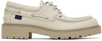 Burberry 米色 Raft 帆船鞋