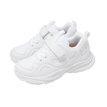 慢跑鞋 J414A 中大童 小朋友 白 魔鬼氈 運動鞋 斐樂 3J414A111