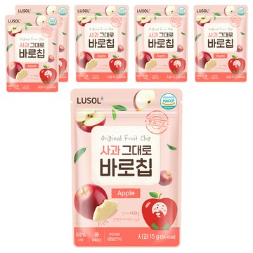 LUSOL 果乾 蘋果 6個月以上  15g  6包