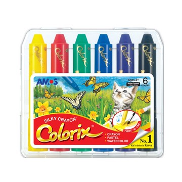 韓國 AMOS - 6色粗款神奇水蠟筆