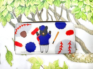 幸福設計棒球熊長夾