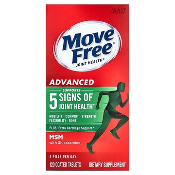 Schiff, Move Free®，關節健康，高級，120 片包衣片