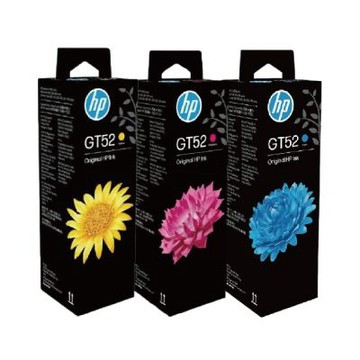 HP GT52 三彩一組 原廠墨水組合 (M0H54AA+M0H55AA+M0H56AA)