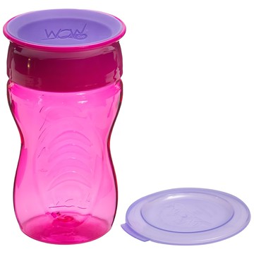 WOW Cup Tritan Kids系列 防漏學習杯  粉色  296ml  1個