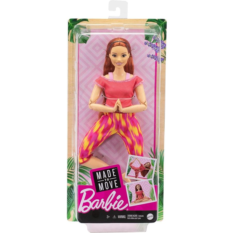 バービー Barbie メイドトゥムーブ ヨガをする人形 22の柔軟な関節