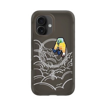 iPhone 16 AirX 本質黑 - Graffiti / 街頭塗鴉 - 噴射起飛