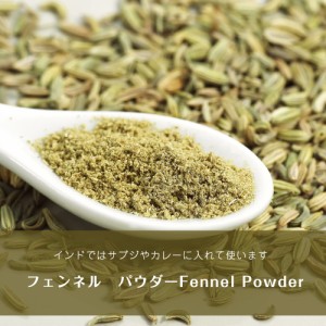 フェンネル パウダ Fennel Powder 袋入り   スパイス インド アンビカ(AMBIKA) カレー アジアン食品 エスニック食材