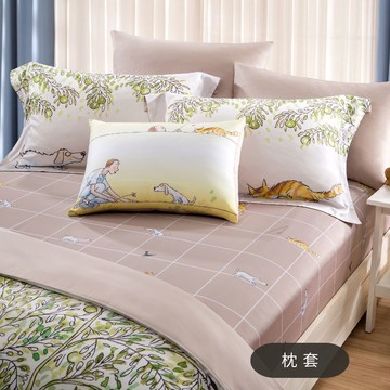 【繪見幾米】25周年限量款 蘋果樂園 天絲棉 枕套