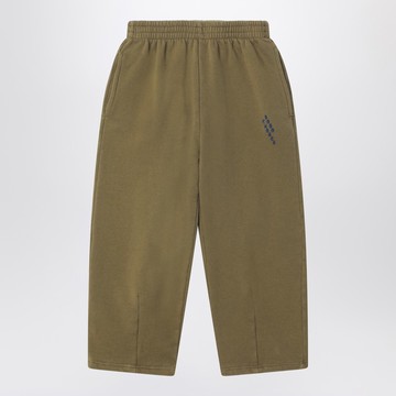 Khaki green jogging trousers