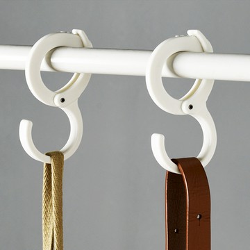 E.City_創意多功能S型可調節卡扣掛勾(4入)