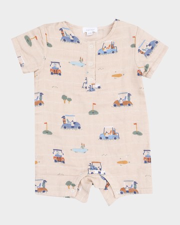 Boy's Golf Cart Cuties Shortall, Size 3M-24M