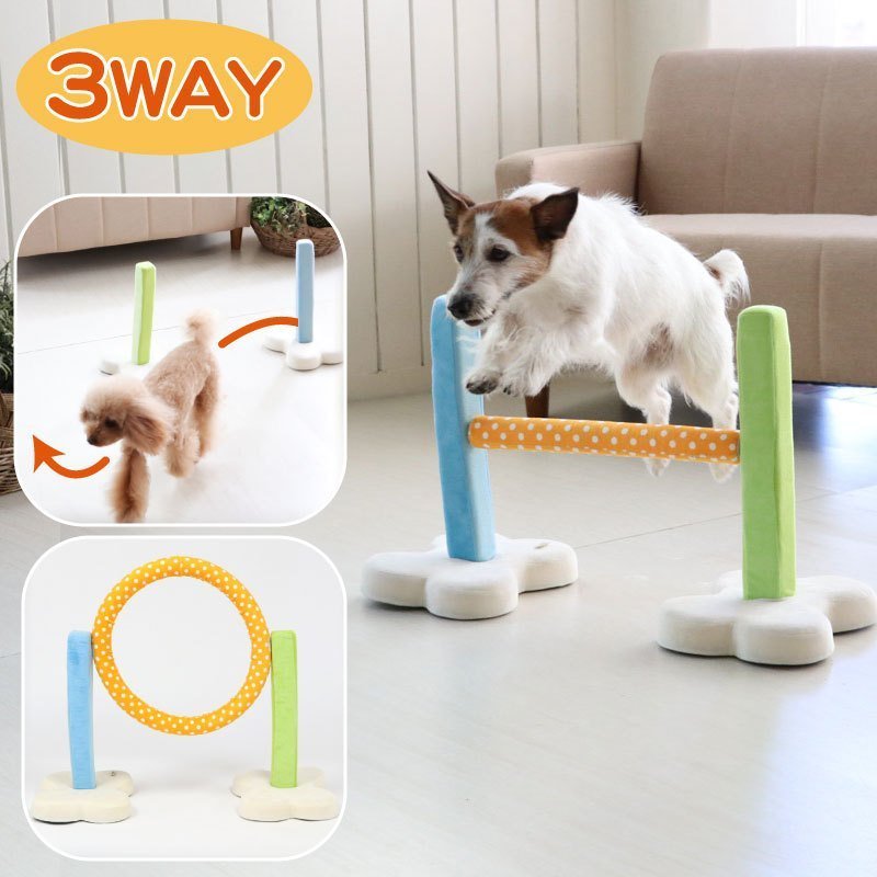 犬 おもちゃ ペットおもちゃ 一緒に遊べる おうち遊び かわいい アジリティセット 訓練 ドッグアジリティ トレーニング トイ Toy 3way アジリティ トイ 通販 Lineポイント最大0 5 Get Lineショッピング