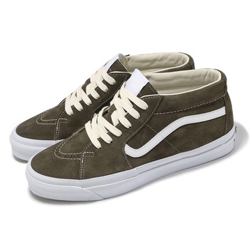 Vans 休閒鞋 Sk8-Mid Reissue 83 男鞋 海龜綠 Pig Suede 中筒 麂皮 板鞋 VN000CQQCHZ