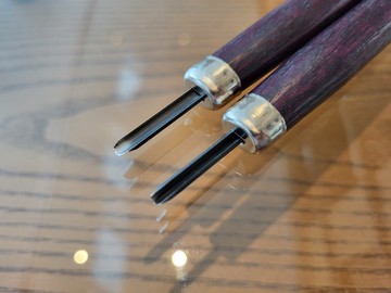 【日本光雕】專雕雕刻刀套組 (三角刀+圓刀)