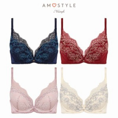 セール20%OFF (アモスタイル)AMOSTYLE 夢みるブラ Deep V ブラジャー バレリーナズ ドリーム(E,Fカップ) AMST1414 WHU1 JX
