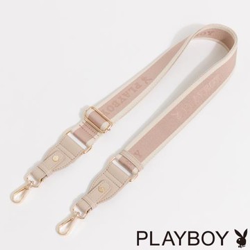PLAYBOY - Logo織帶背帶 PLAYBOY織帶背帶系列 - 粉色