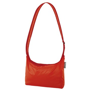【【蘋果戶外】】mont-bell 1123776 朱紅 超輕量單肩包 【M/1.7L/30D/33g】極輕量 收納超小 30D抗撕裂布 都市旅遊 自助旅行 背包客